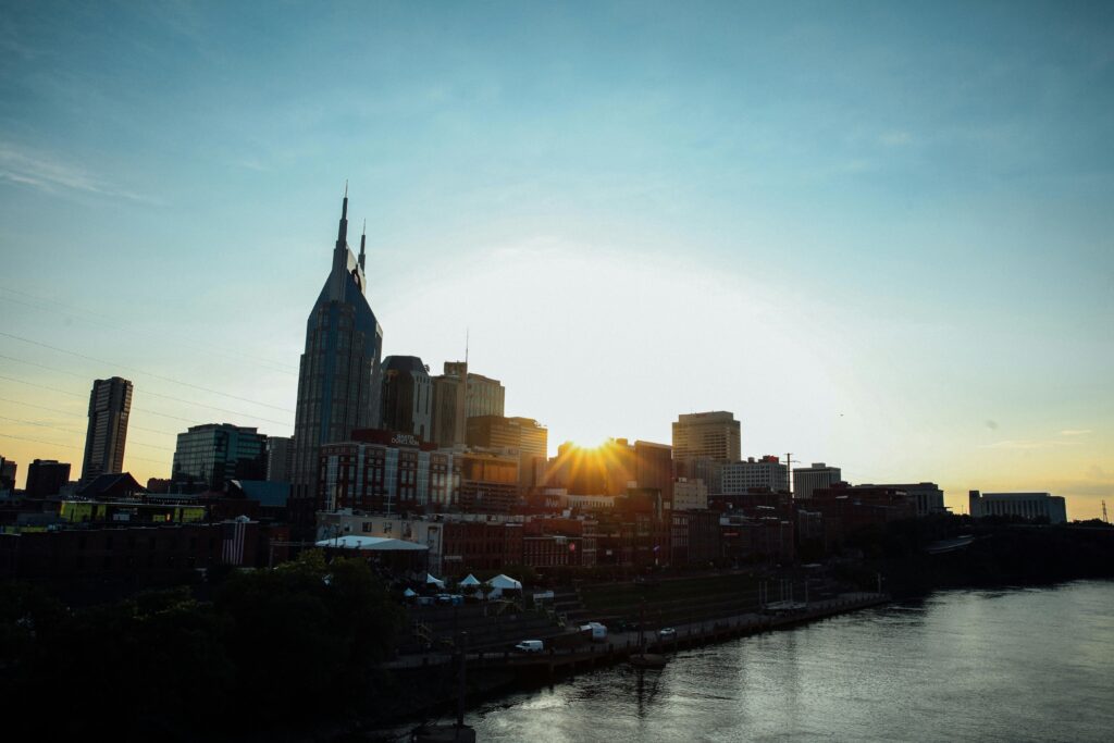 An image of downtown Nashville Tennessee